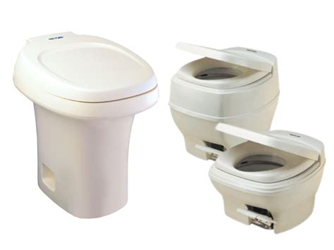 Maximize Space with the Thetford Starlite Aqua Magic Electric Toilet's Compact Design